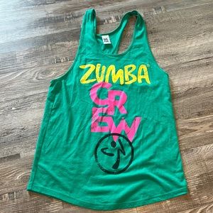 Zumba Fitness Women's Green Tank Top